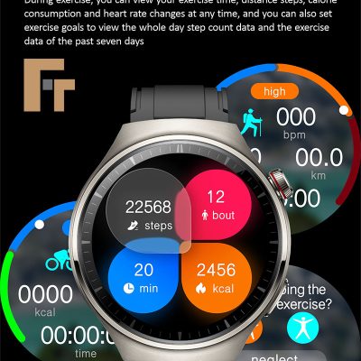 Freetime HK8 HERO AI Smartwatch (Dual watchbands)-15